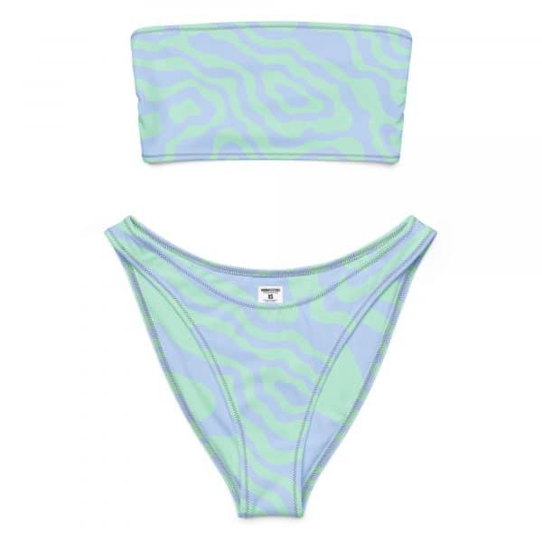 Bikini Bandeau FleurNoir by BubbaClothes - Imagen 3
