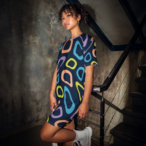 Vestido Oversize “Purple Grid” - Imagen 2