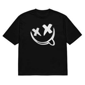 Camiseta Oversize "Smiley Muerto" –  Bubbaclothes